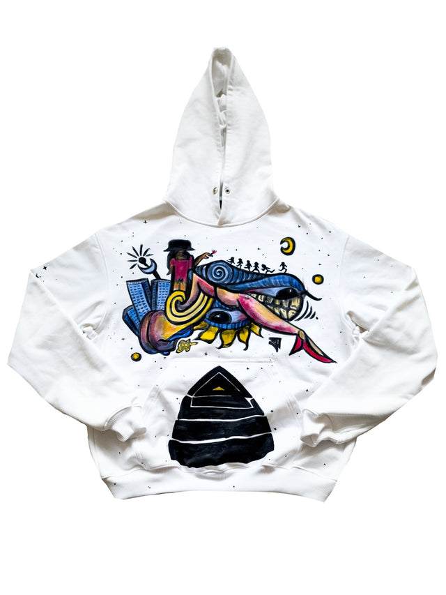 Heart of the City Painted Hoodie