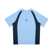 Light Blue with Navy Blue / S