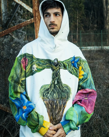 Nurture Painted Hoodie