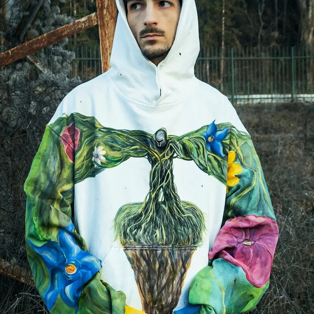 Nurture Painted Hoodie