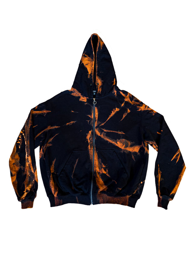 Pattern 1 Zip-Up Hoodie