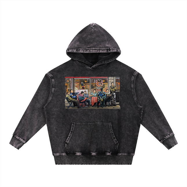 satriales,hoodie,distressed