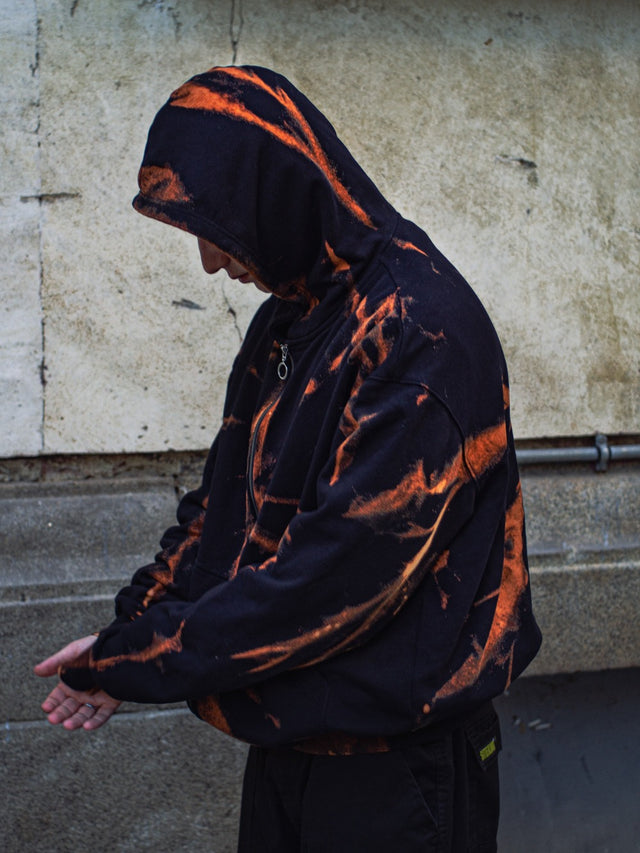 Pattern 1 Zip-Up Hoodie